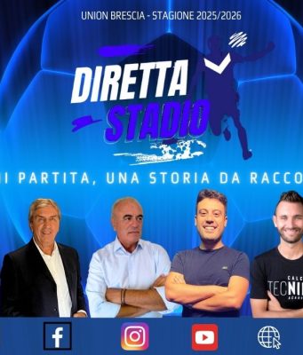 Union Brescia–Alcione Milano, domenica “Diretta Stadio” su Èlive
