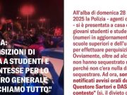 Magazzino 47, “all’alba perquisizioni della Polizia”