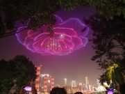 Cina: show di droni a Chongqing per Festa nazionale