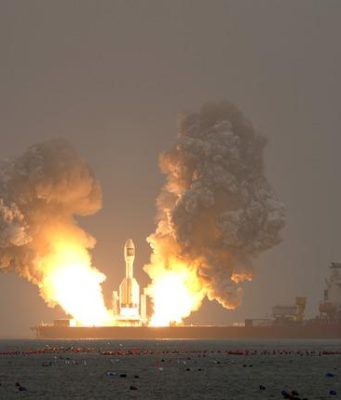 Cina: razzo vettore Gravity-1 lanciato dal mare