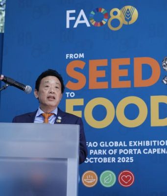 Italia: Roma, apre World Food Forum 2025 durante 80mo anniversario FAO