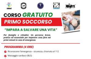 “Impara a salvare una vita”: corso gratuito di primo soccorso