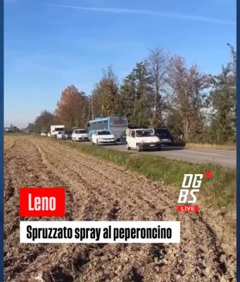 Spray urticante sull’autobus a Leno: 15enne nei guai