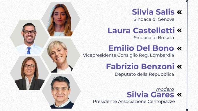 Centopiazze, domani a Brescia la sindaca di Genova Silvia Salis