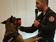 Gli studenti del Canossiano incontrano i Carabinieri Forestali e il cane Senna