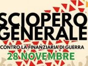 Sciopero Generale: fermi trasporti, sanità, lavoratori pubblici