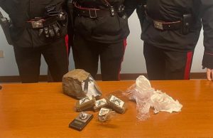 Castenedolo: giovane arrestato con 360 grammi di hashish