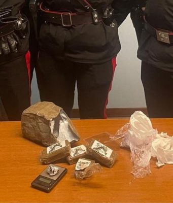 Castenedolo: giovane arrestato con 360 grammi di hashish