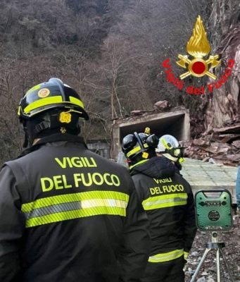 Frana a Pisogne: verifiche in corso. Nessun coinvolto