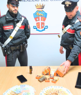 Bedizzole, fermato con 2 kg di hashish “camuffati” da cioccolato