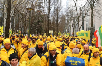 Coldiretti in piazza a Strasburgo per fermare l’accordo Ue-Mercosur