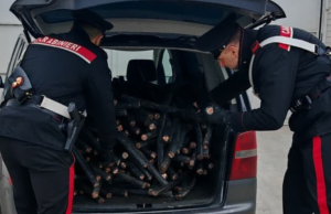 Fermati con una tonnellata di rame. Un complice è ancora in fuga