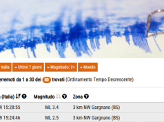 Gargnano, due scosse di terremoto nel primo pomeriggio