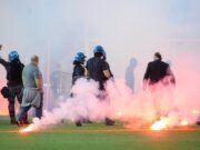 Fumogeni al Rigamonti, Daspo a due ultras dell’Union Brescia
