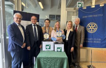 Dae per Scuola Bottega, l’omaggio del Rotary Brescia Nord