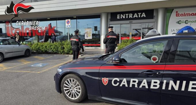 CARABINIERI GHEDI SUPERMERCATO