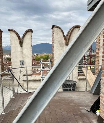 Torre della Pallata, restauro al traguardo: cantiere verso la chiusura