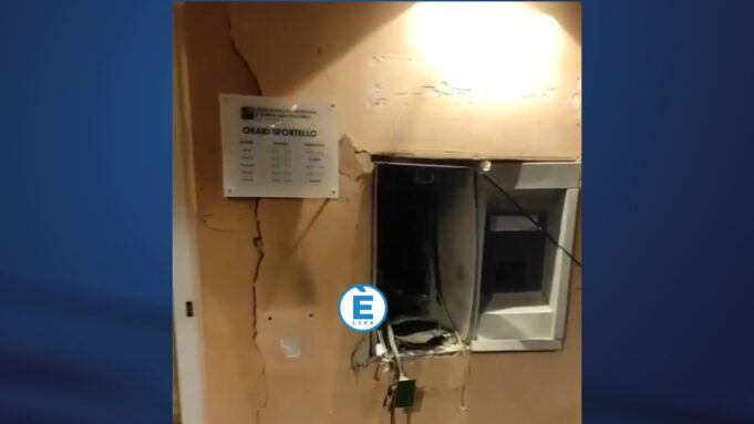 BANCOMAT FATTO ESPLODERE A COMEZZANO CIZZAGO