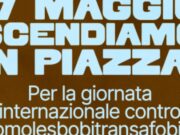 Oggi è la Giornata contro l’omolesbotransfobia. In piazza alle 16.30