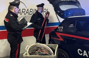 Saccheggia l’ex hotel abbandonato: fermato con 71 chili di rame