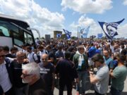 In mille a salutare l’Union Brescia in partenza per Ascoli