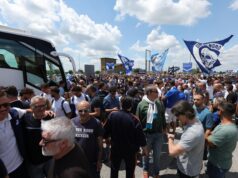 In mille a salutare l’Union Brescia in partenza per Ascoli