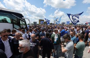 In mille a salutare l’Union Brescia in partenza per Ascoli