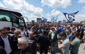 In mille a salutare l’Union Brescia in partenza per Ascoli