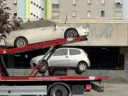Torre Cimabue, degrado nel garage: rimossi 25 veicoli abbandonati