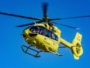 Ustionato dalla fiamma di una bombola: 72enne elitrasportato